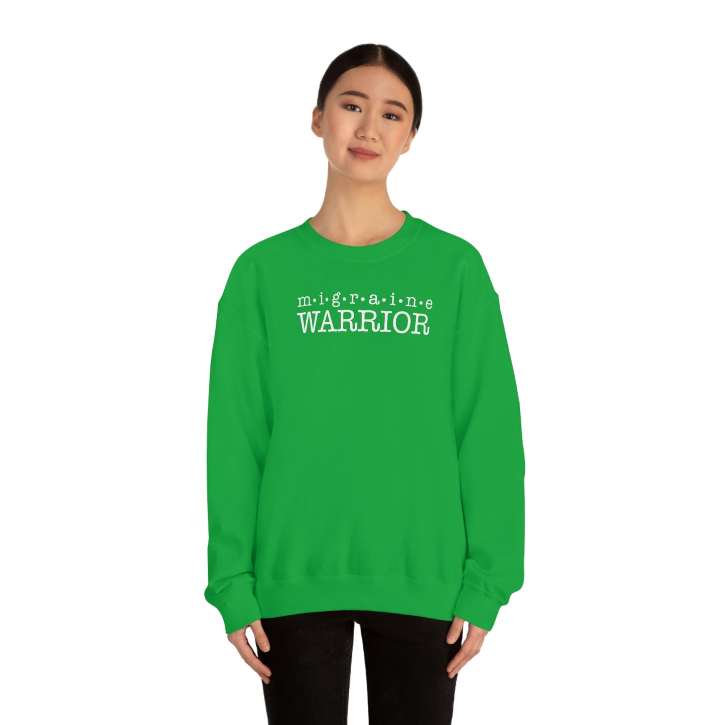 Migraine Warrior Dark Crewneck Sweatshirts