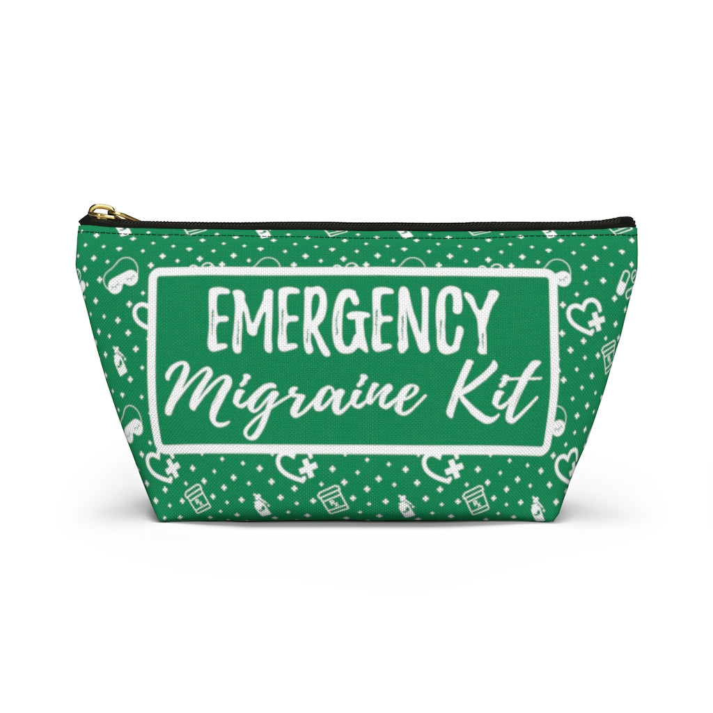 Emergency Migraine Kit Pouch (Grass) - Achy Smile Shop