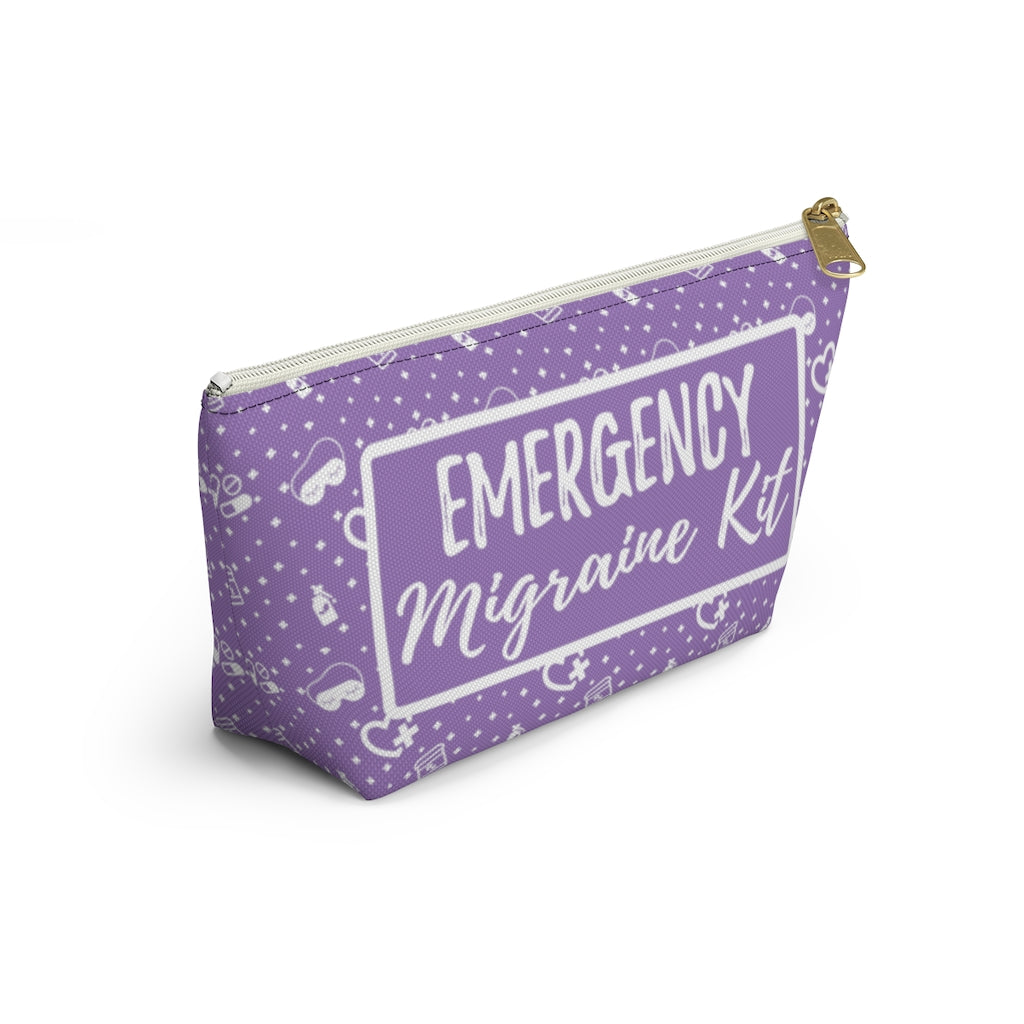 Emergency Migraine Kit Pouch (Lavender) - Achy Smile Shop