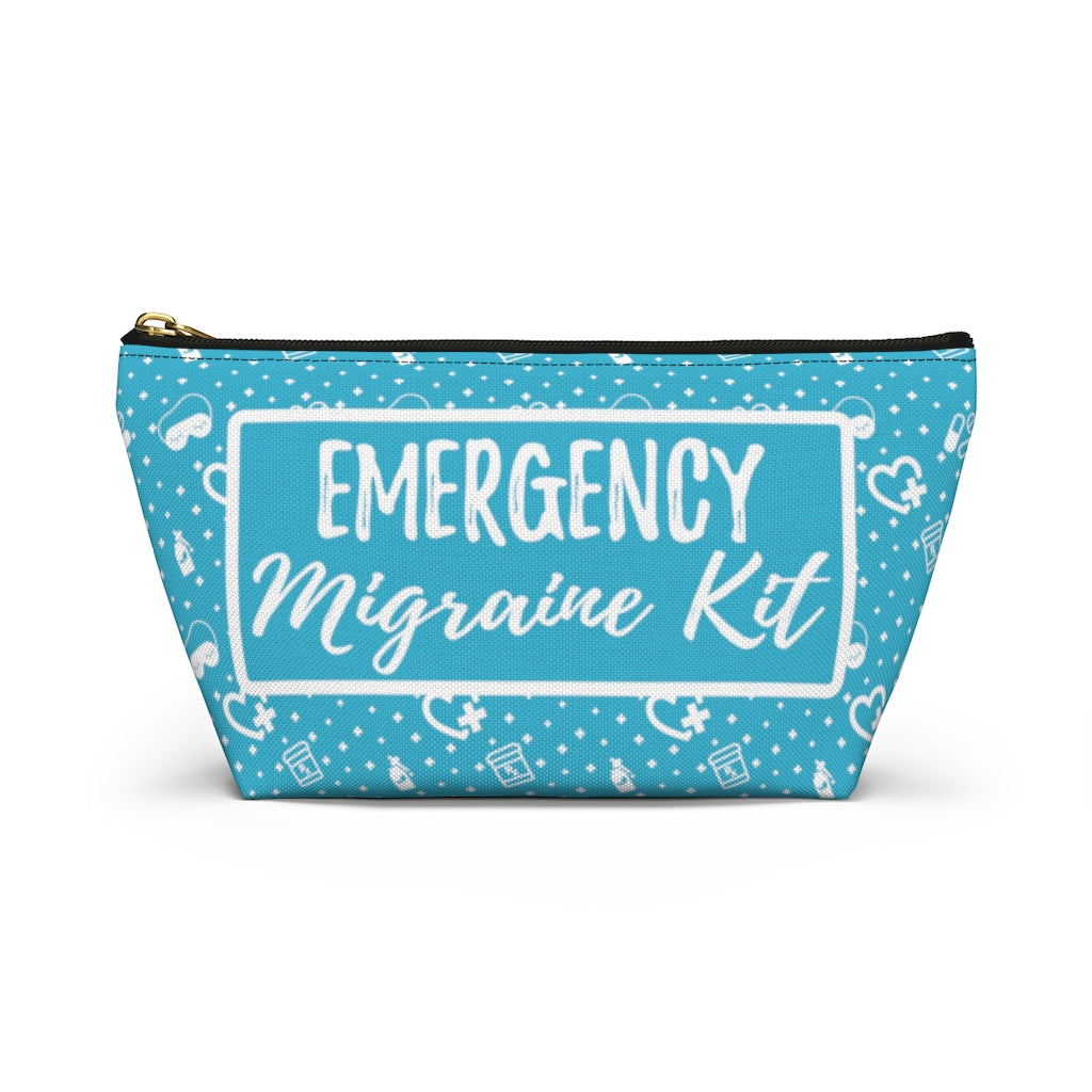 Emergency Migraine Kit Pouch (Sky) - Achy Smile Shop