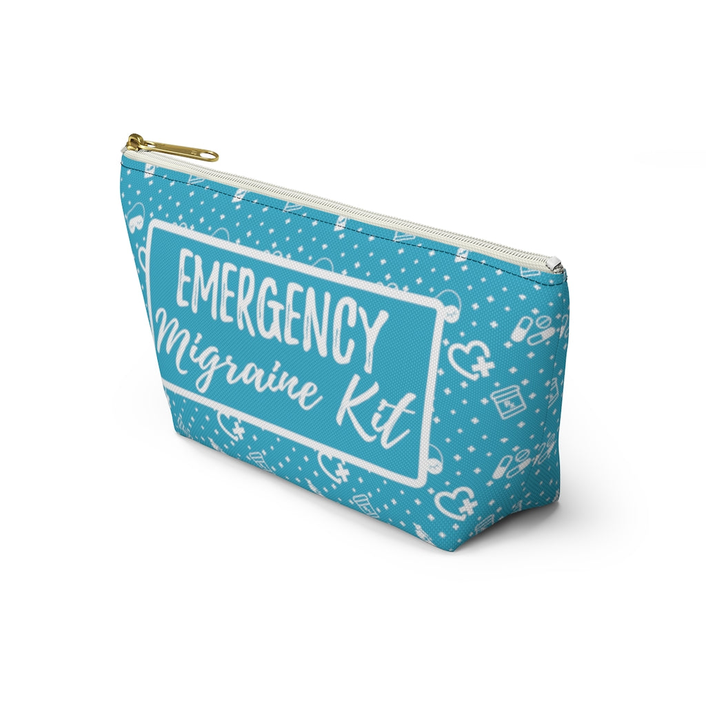 Emergency Migraine Kit Pouch (Sky) - Achy Smile Shop