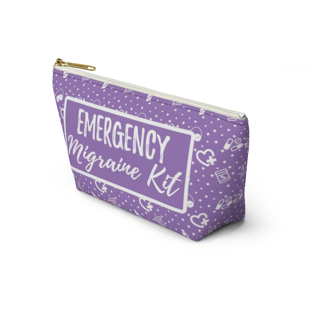 Emergency Migraine Kit Pouch (Lavender) - Achy Smile Shop