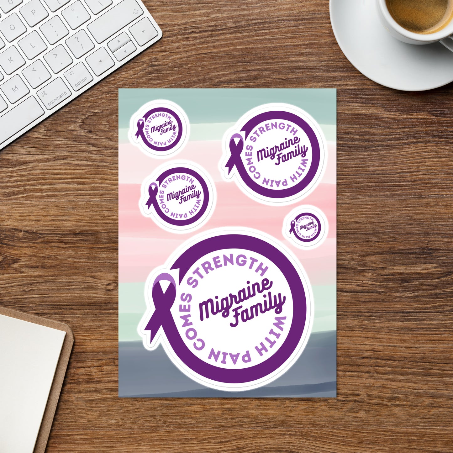 Migraine Family Sticker sheet