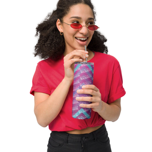 Migraine Warrior Zig Zag 20 oz Stainless Steel Tumbler