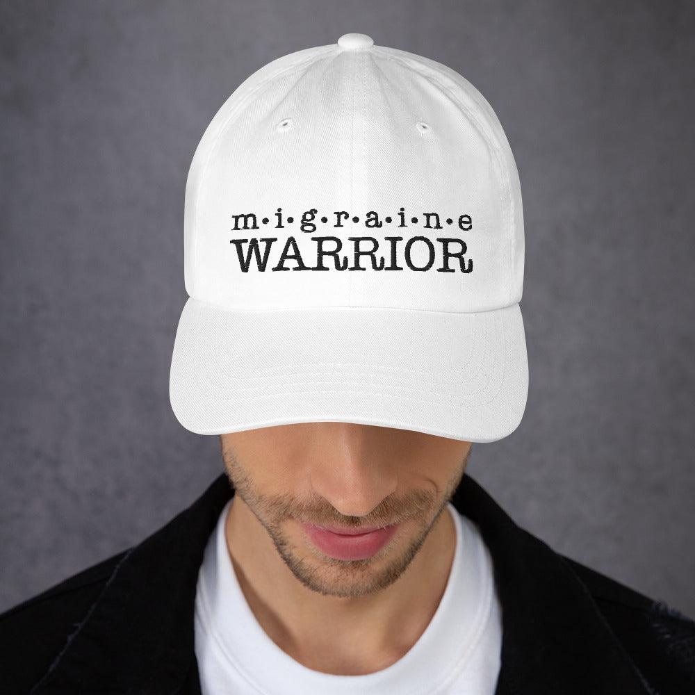 Migraine Warrior Hat - White - Achy Smile Shop