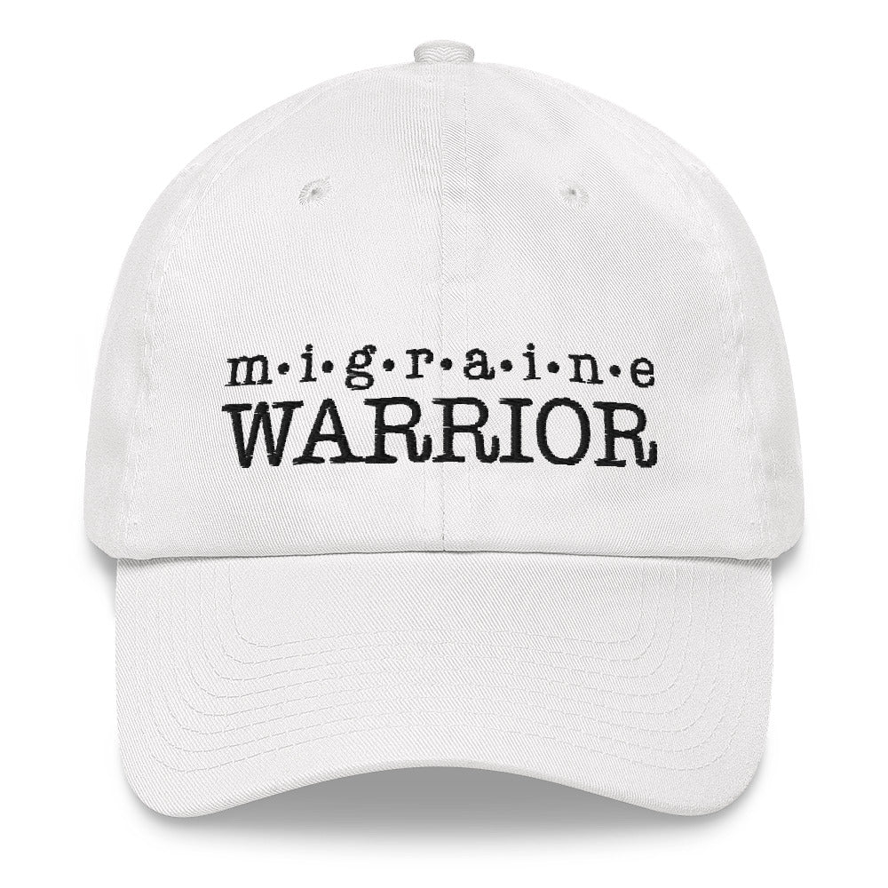 Migraine Warrior Hat - White - Achy Smile Shop