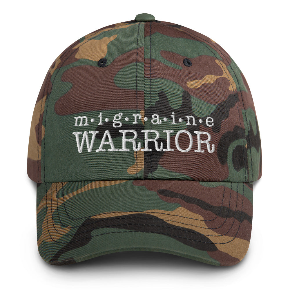 Migraine Warrior Hat - Black or Camo - Achy Smile Shop