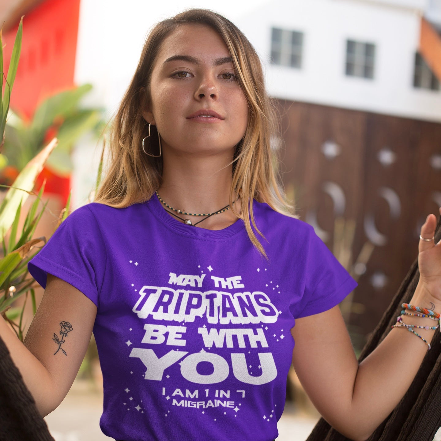 May the Triptans Be With You Tee - Achy Smile Shop