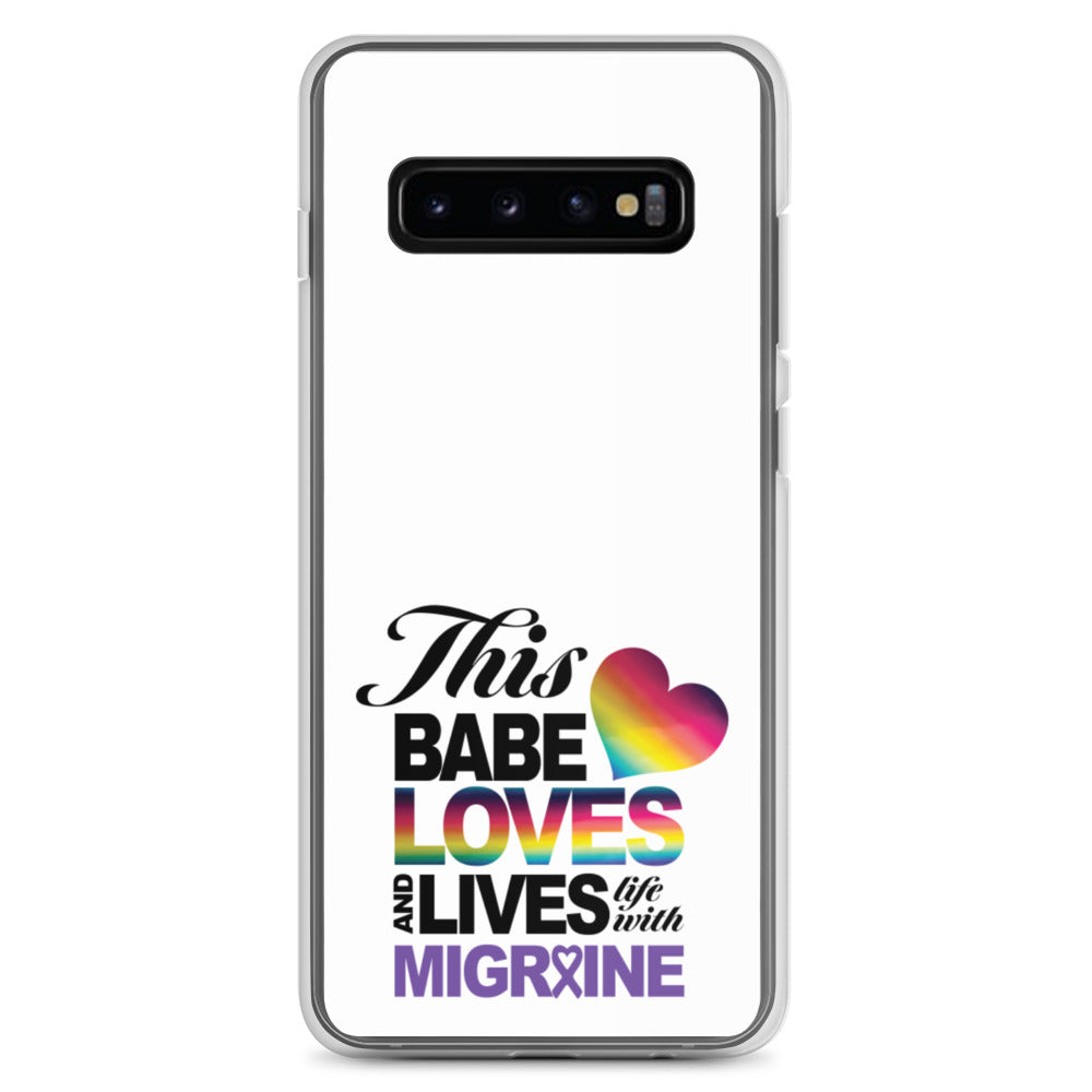 This Babe Loves & Lives Life Samsung Case - Achy Smile Shop