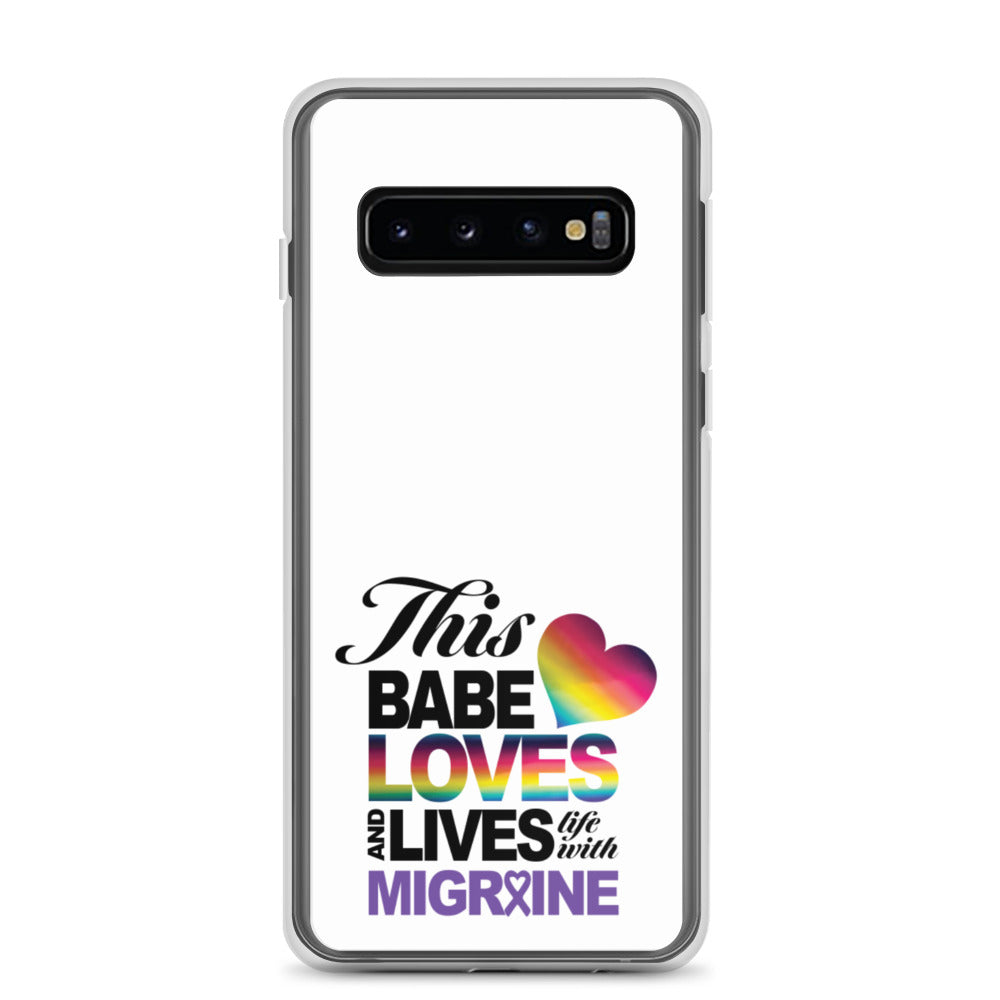 This Babe Loves & Lives Life Samsung Case - Achy Smile Shop