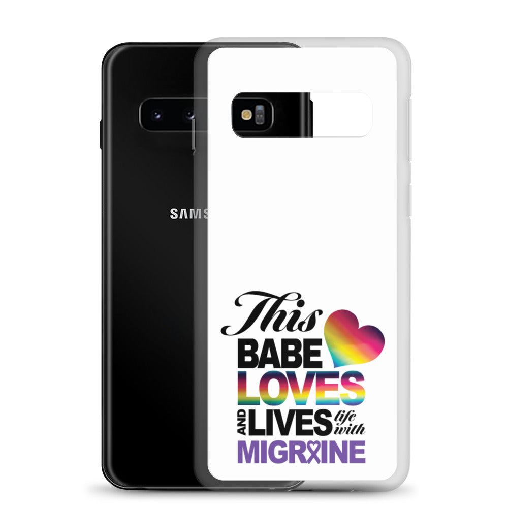 This Babe Loves & Lives Life Samsung Case - Achy Smile Shop