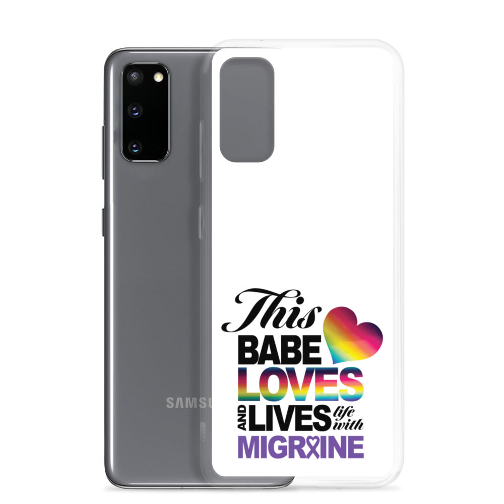 This Babe Loves & Lives Life Samsung Case - Achy Smile Shop