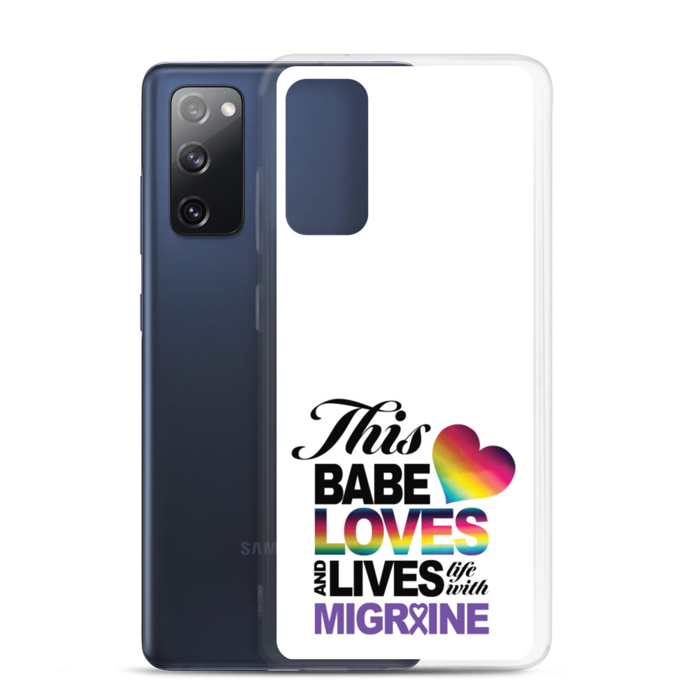 This Babe Loves & Lives Life Samsung Case - Achy Smile Shop