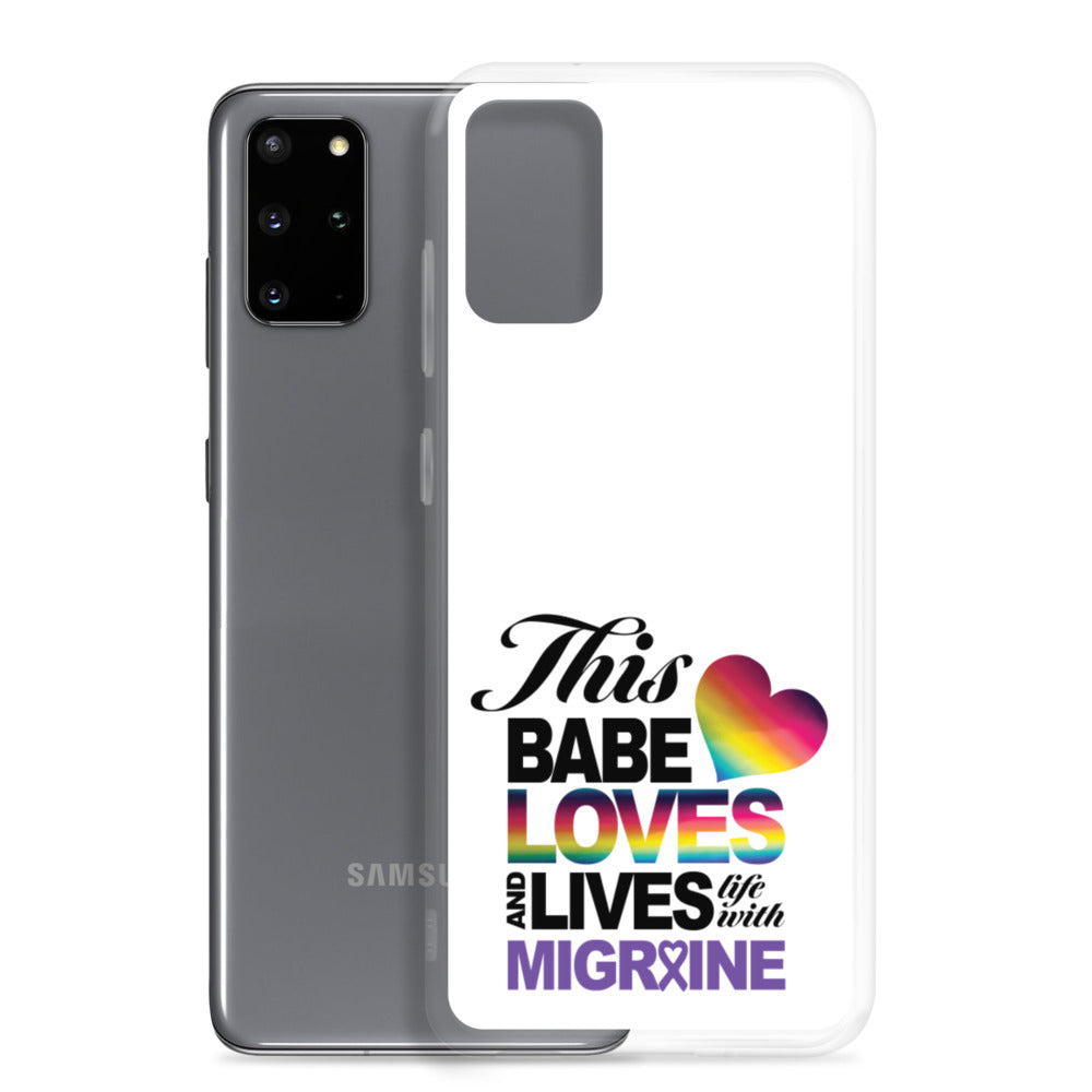 This Babe Loves & Lives Life Samsung Case - Achy Smile Shop