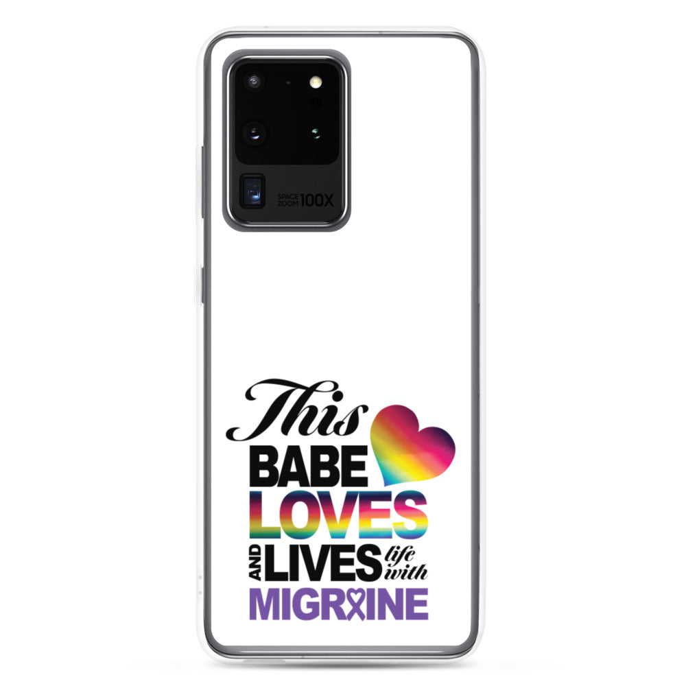 This Babe Loves & Lives Life Samsung Case - Achy Smile Shop