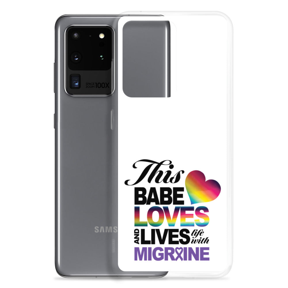 This Babe Loves & Lives Life Samsung Case - Achy Smile Shop