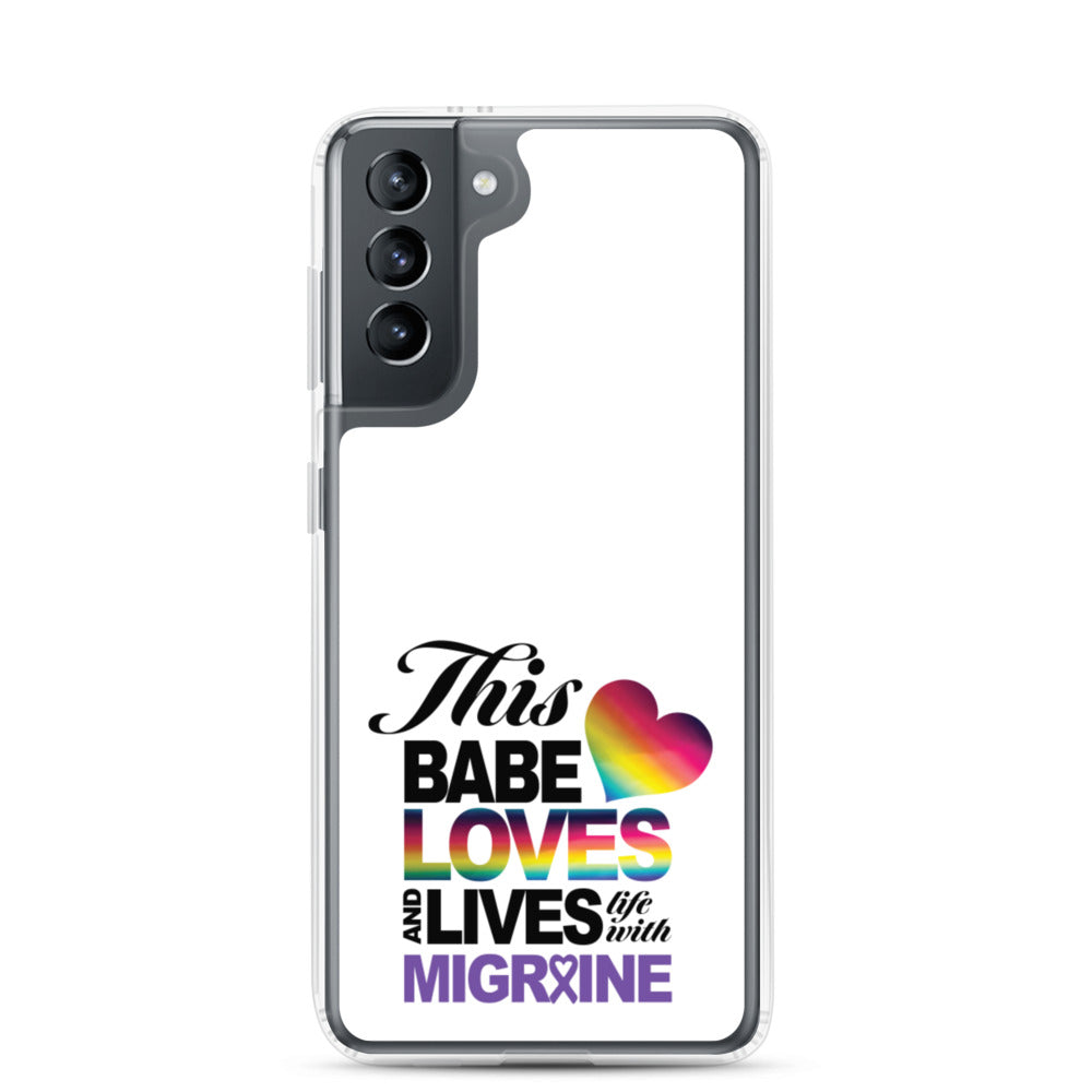 This Babe Loves & Lives Life Samsung Case - Achy Smile Shop