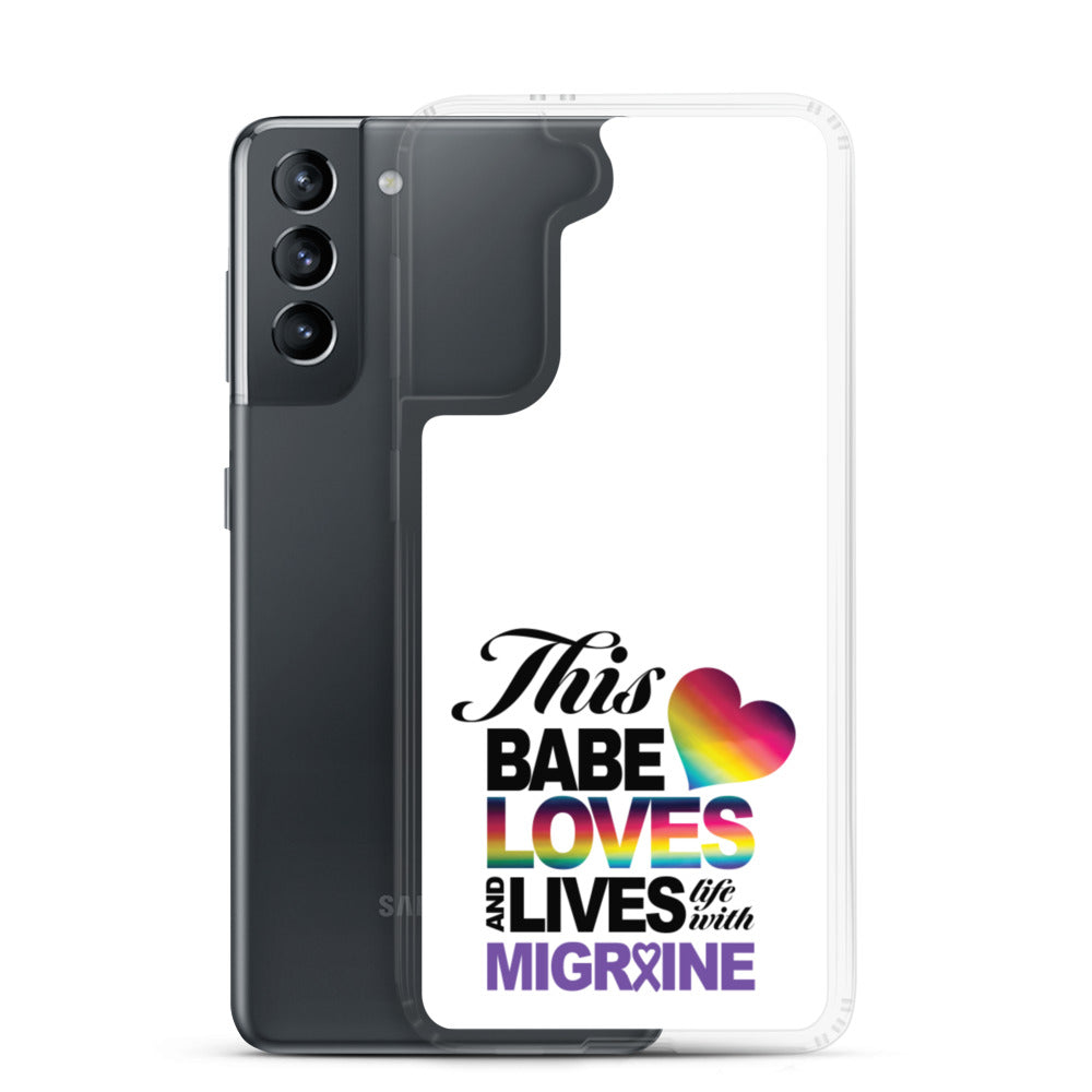 This Babe Loves & Lives Life Samsung Case - Achy Smile Shop