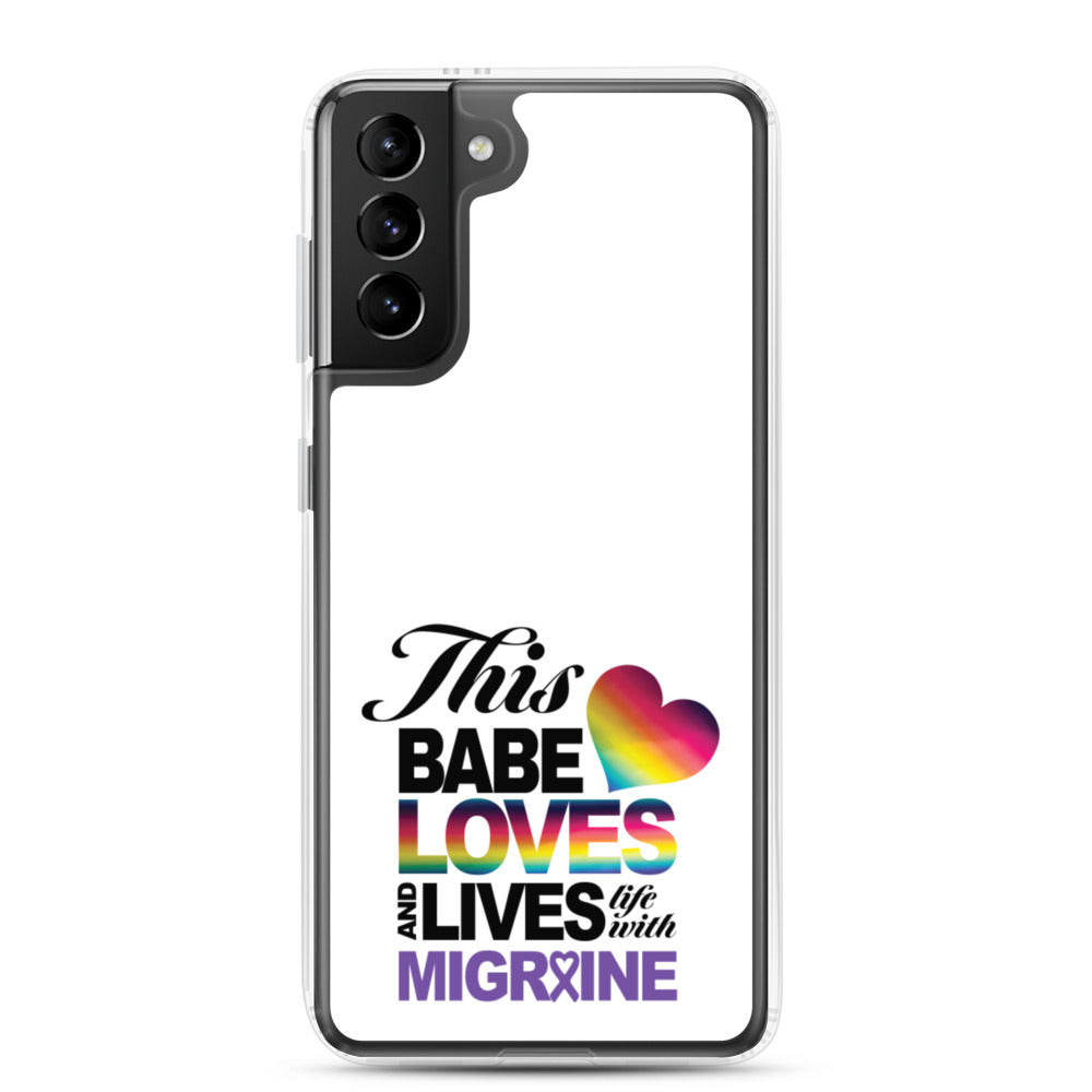 This Babe Loves & Lives Life Samsung Case - Achy Smile Shop