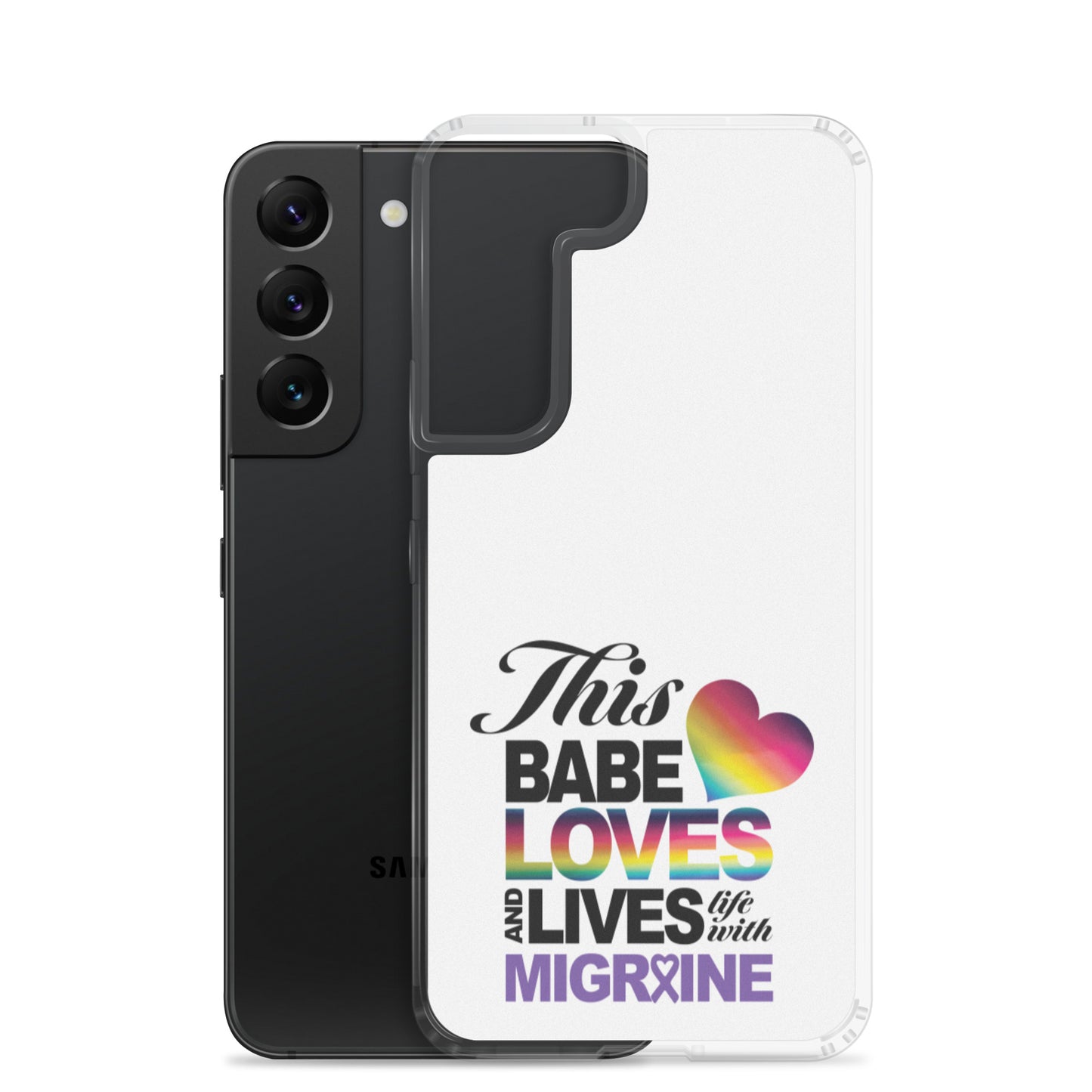 This Babe Loves & Lives Life Samsung Case