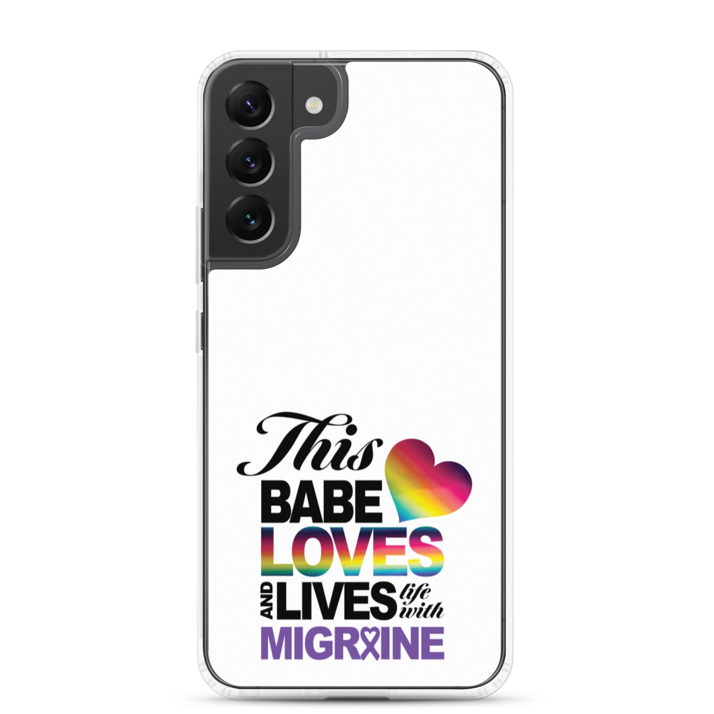 This Babe Loves & Lives Life Samsung Case