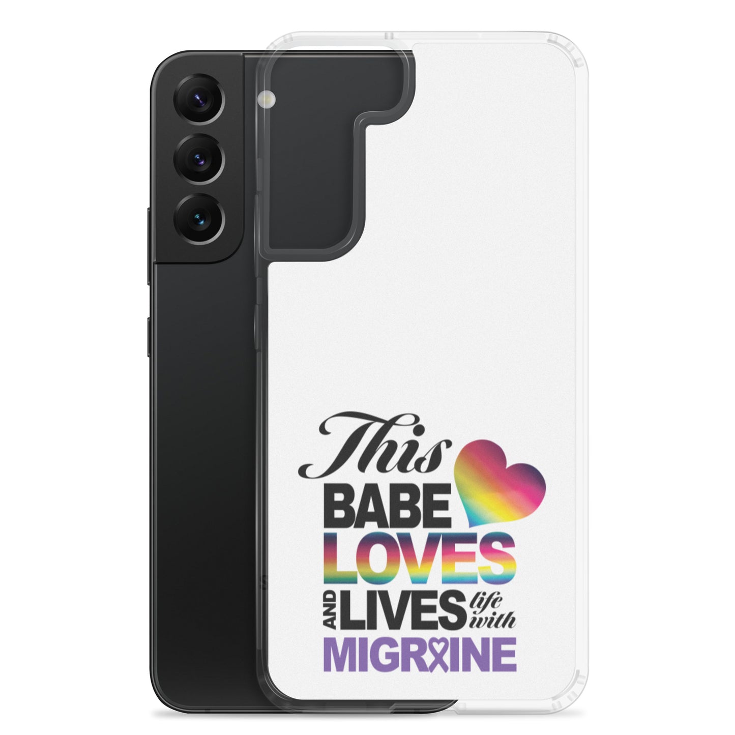 This Babe Loves & Lives Life Samsung Case