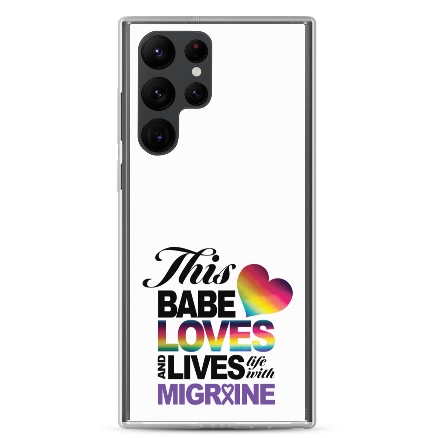 This Babe Loves & Lives Life Samsung Case