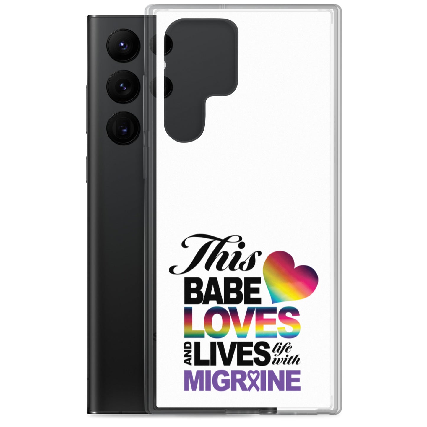 This Babe Loves & Lives Life Samsung Case