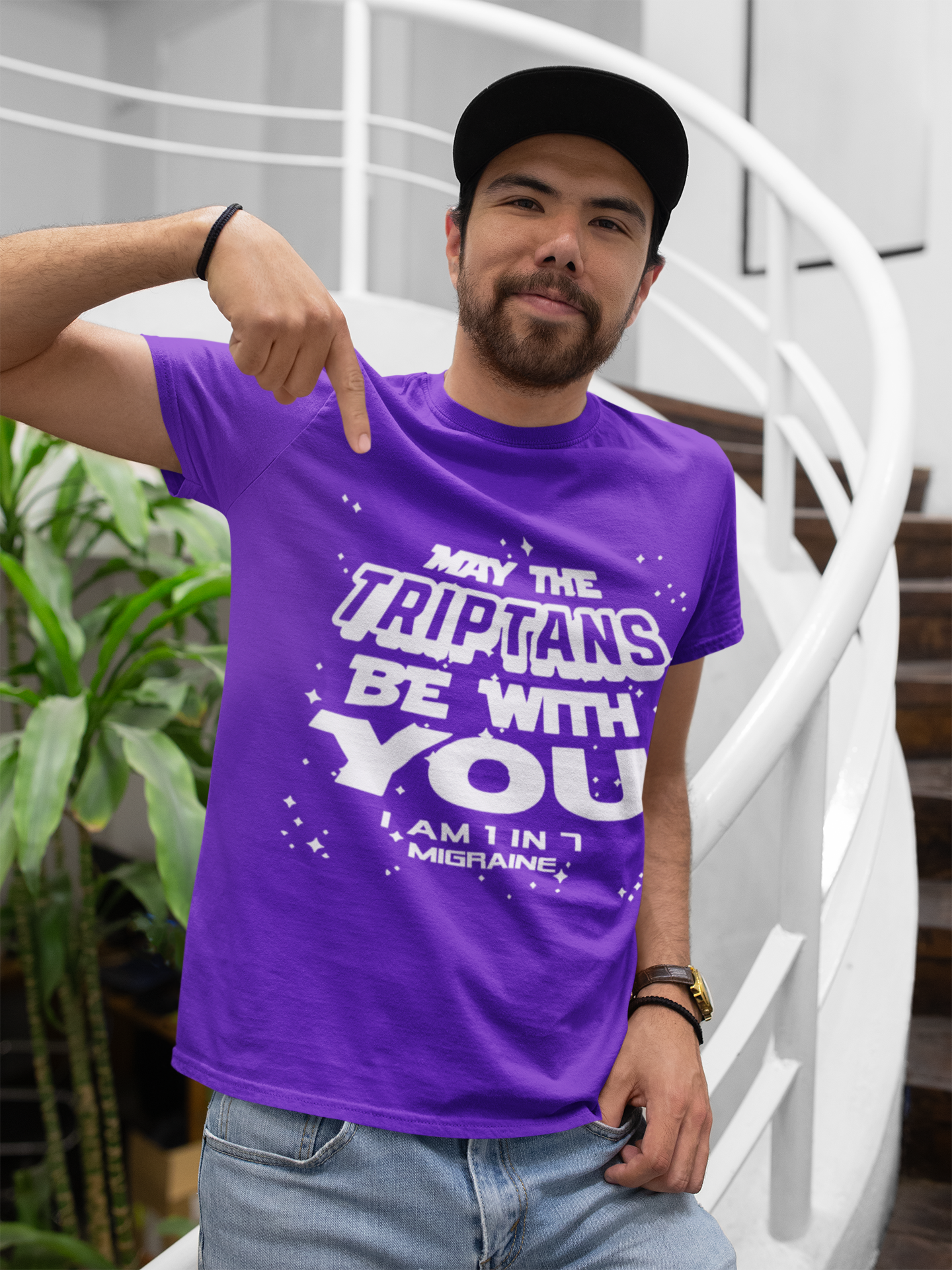 May the Triptans Be With You Tee - Achy Smile Shop
