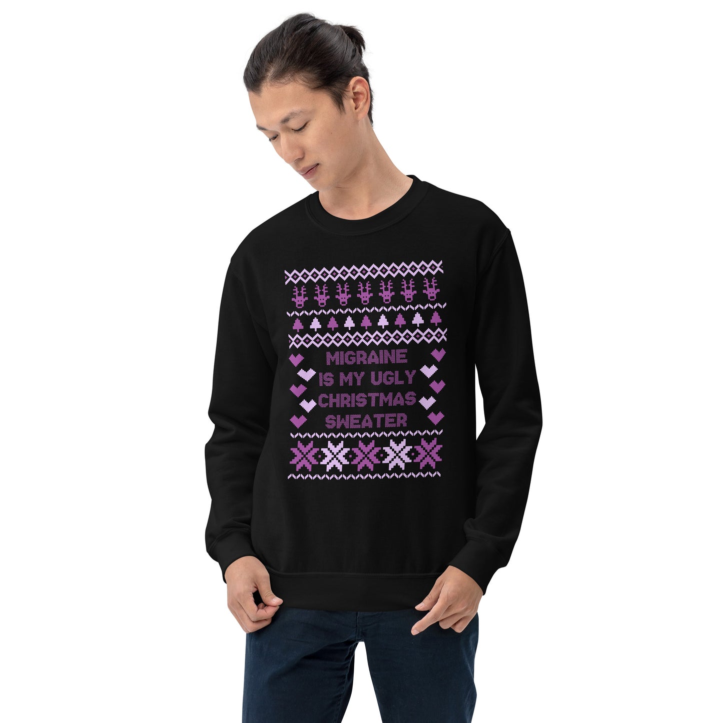 Migraine is My Ugly Christmas Sweater Sweatshirt