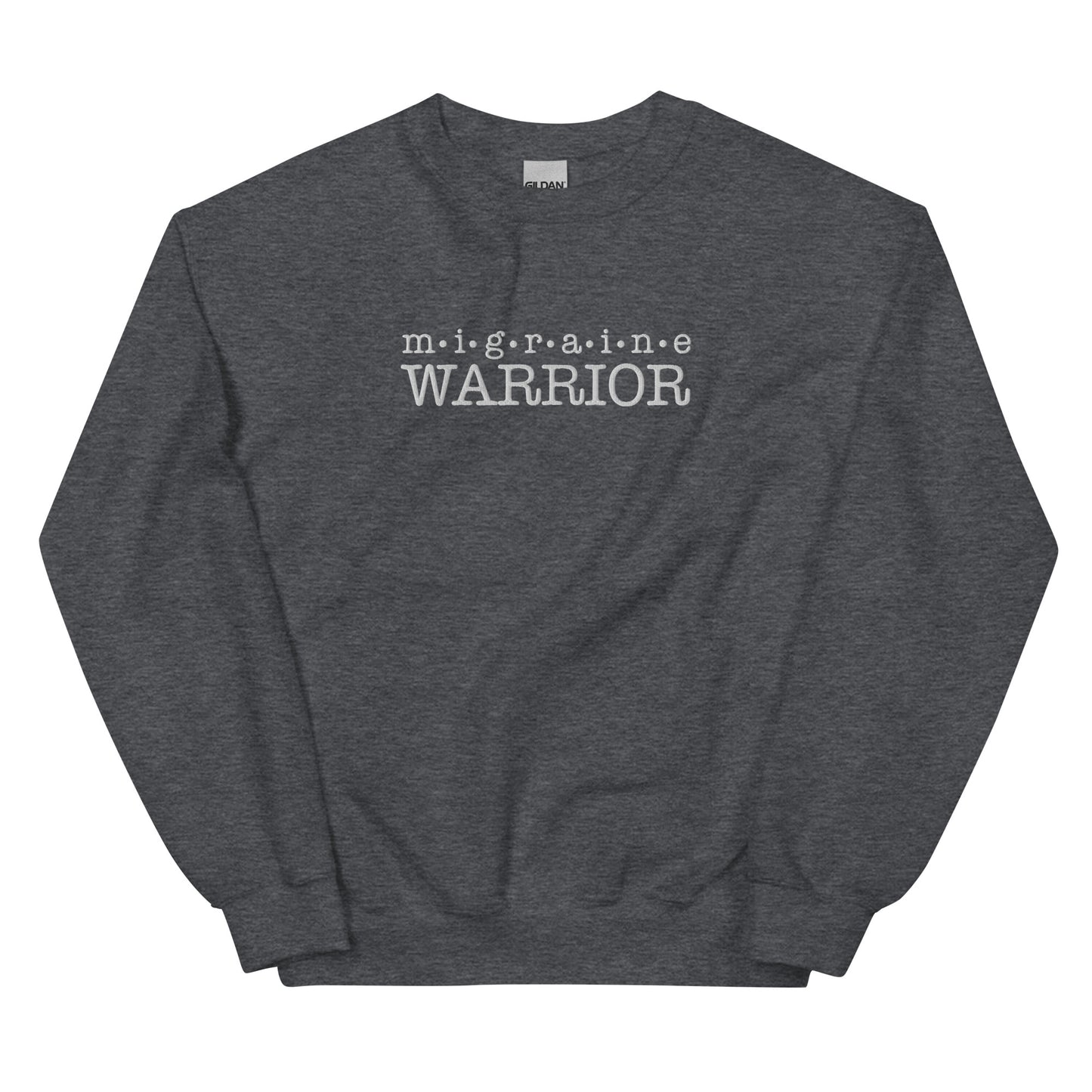 Migraine Warrior Embroidered Sweatshirt