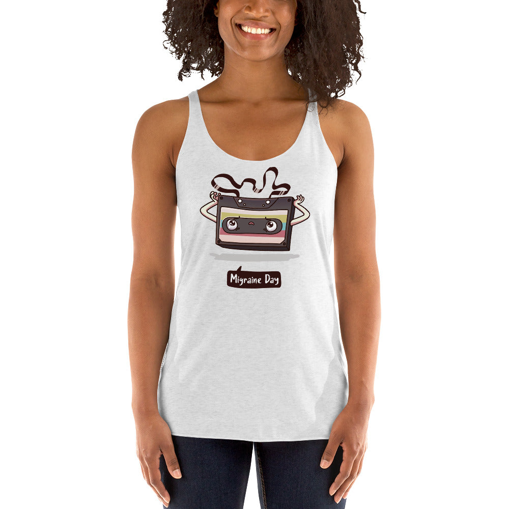 Migraine Day Women's Racerback Tank