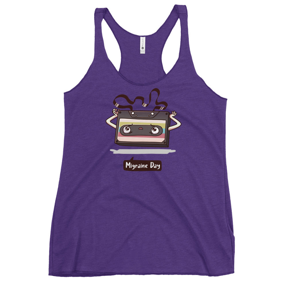 Migraine Day Women's Racerback Tank