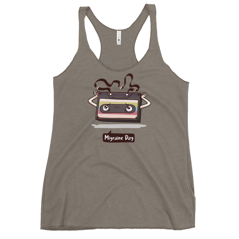 Migraine Day Women's Racerback Tank