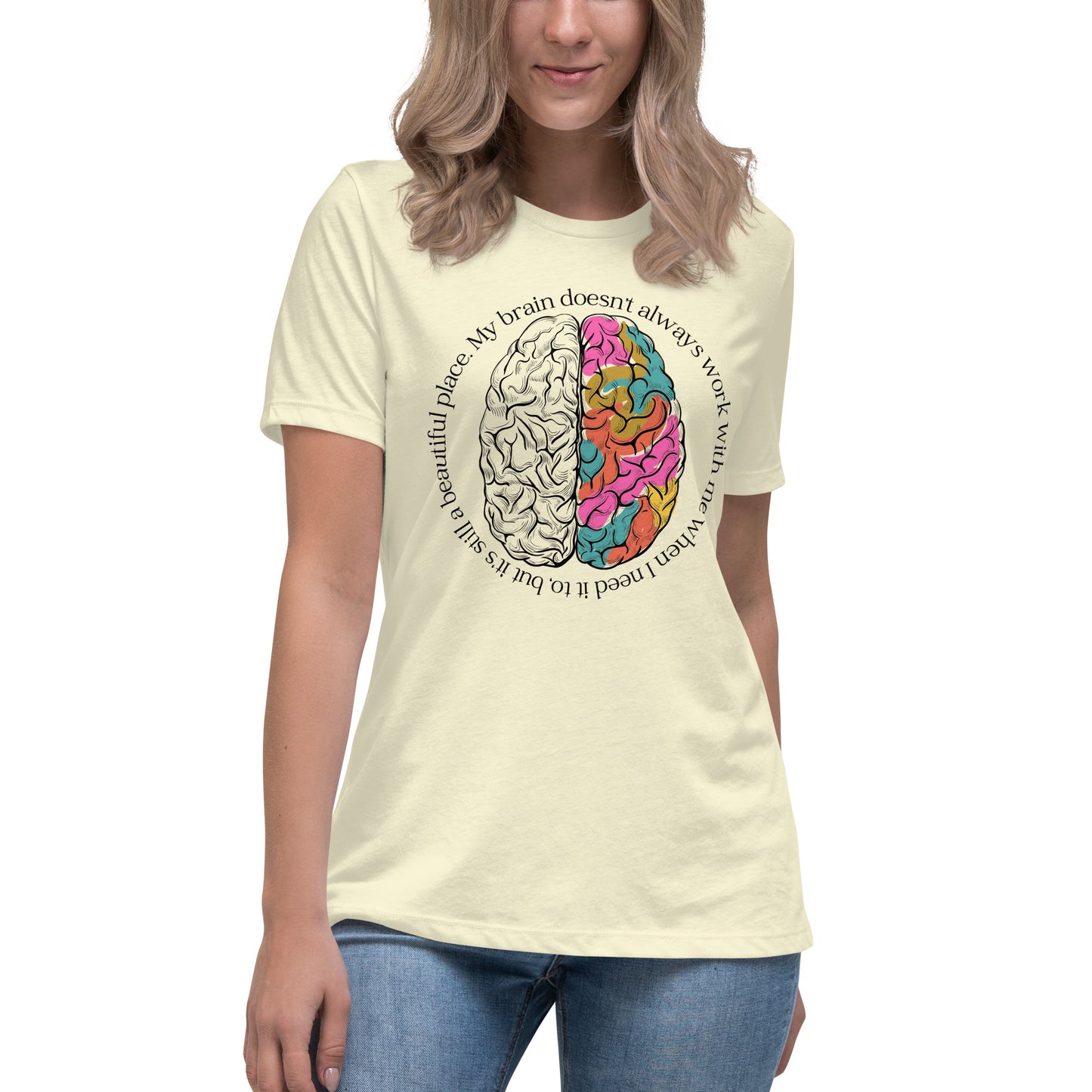 Brain Colors Women's Relaxed T-Shirt