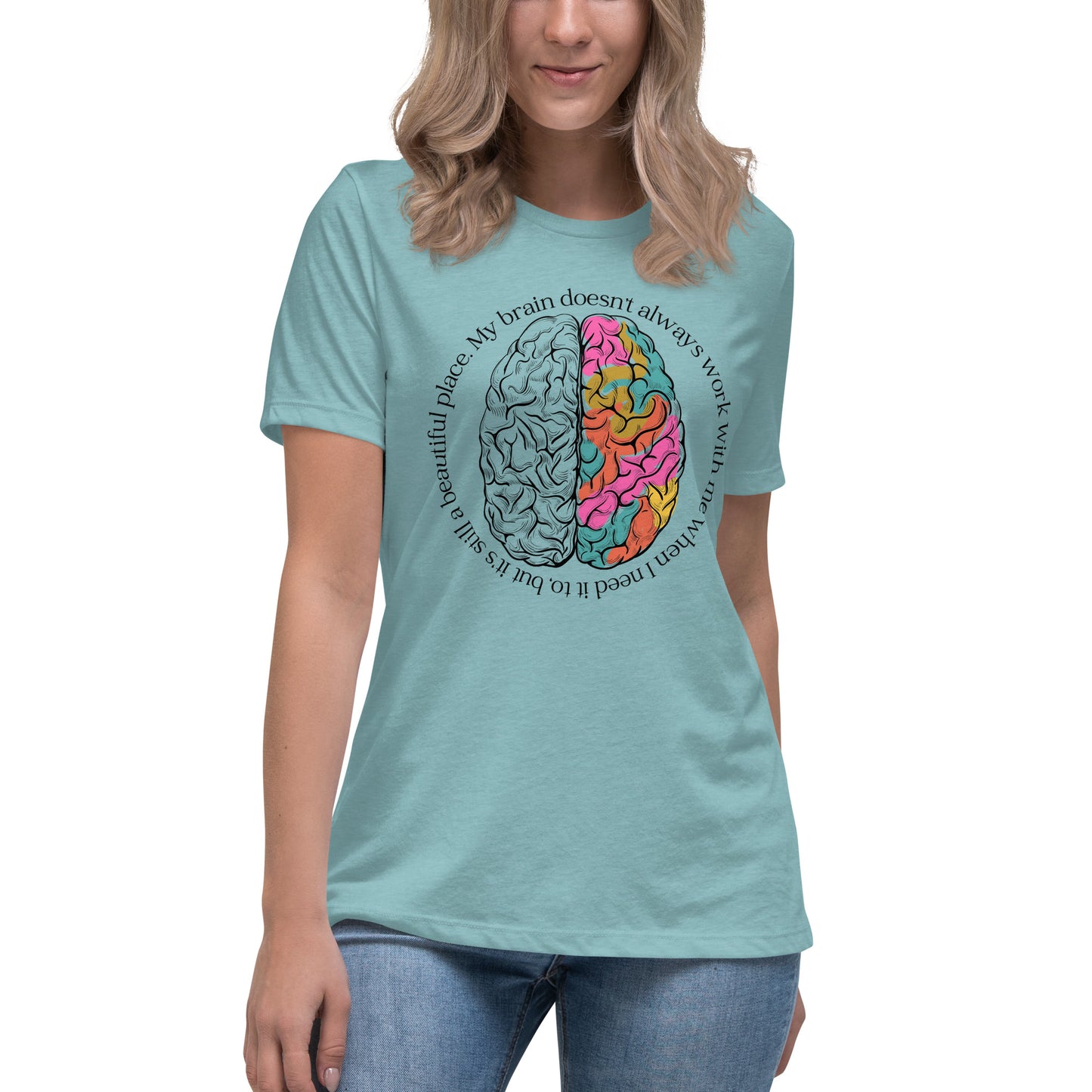 Brain Colors Women's Relaxed T-Shirt