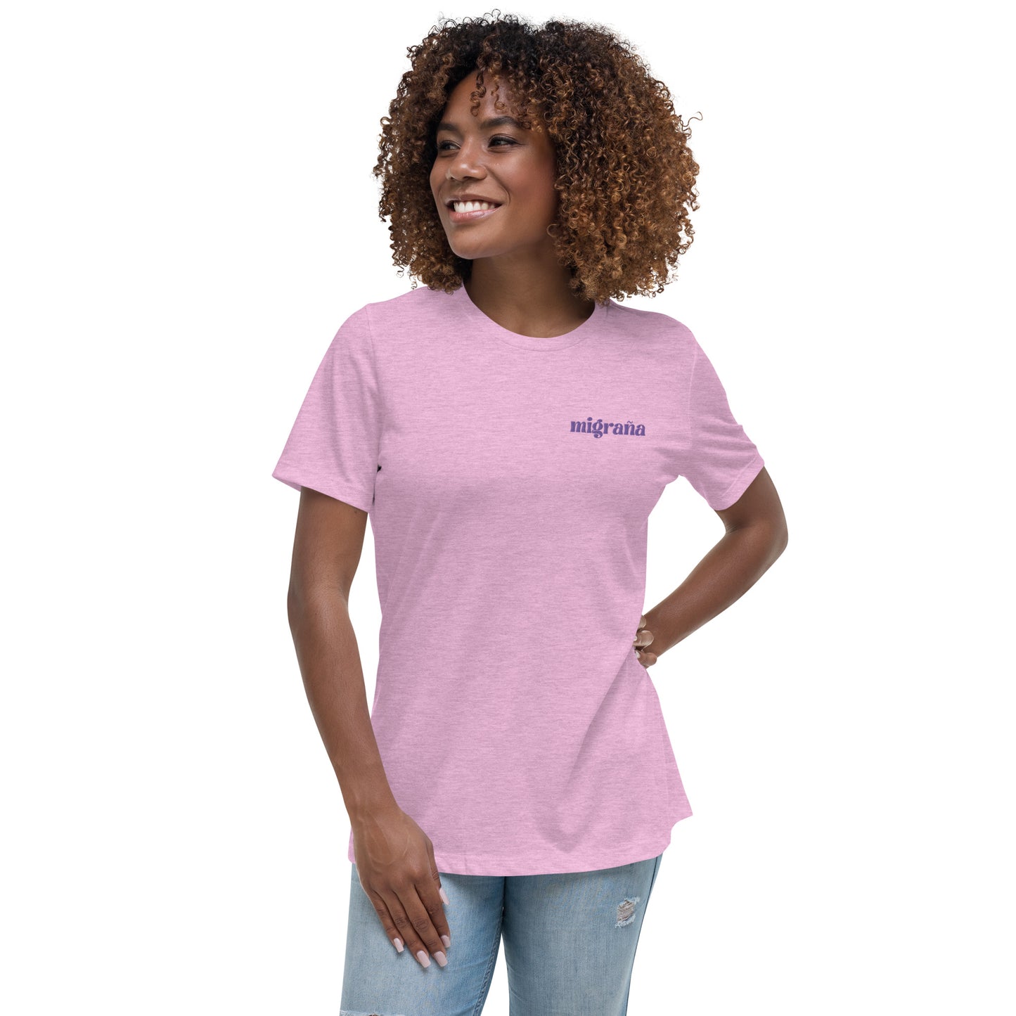 Migraña Embroidered Women's T-Shirt