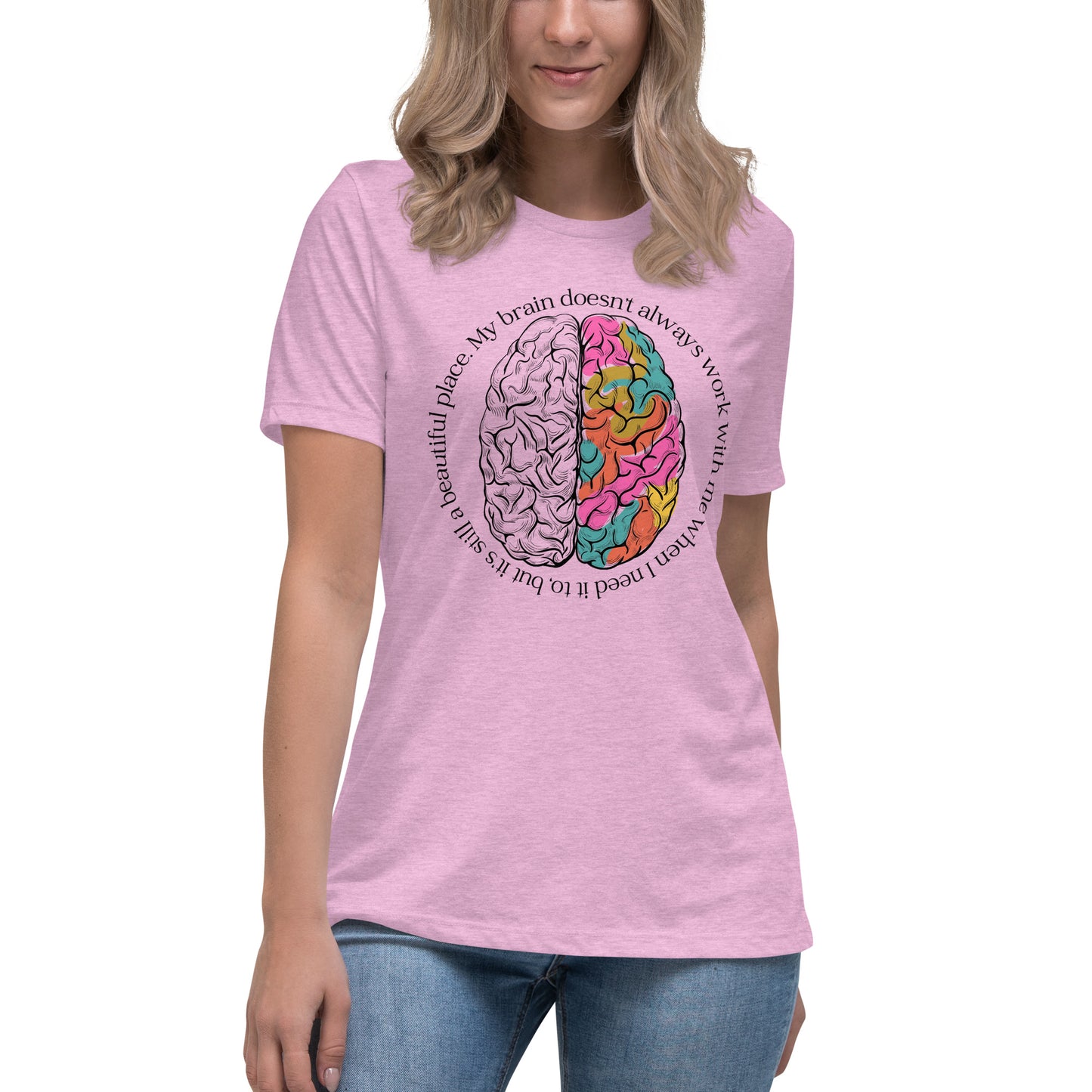 Brain Colors Women's Relaxed T-Shirt