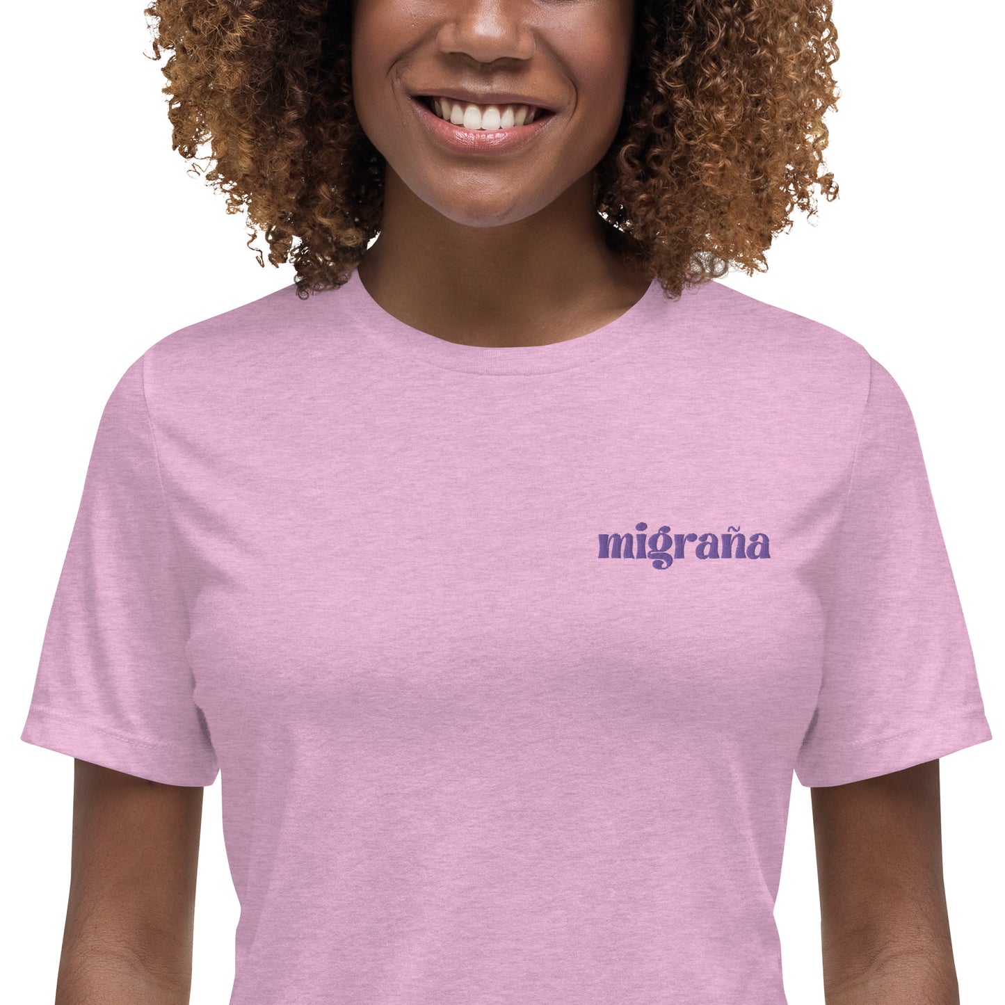 Migraña Embroidered Women's T-Shirt