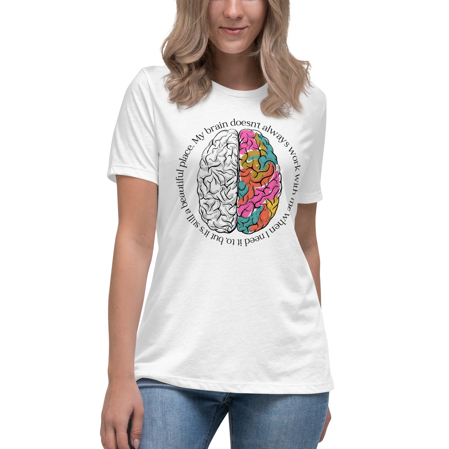 Brain Colors Women's Relaxed T-Shirt