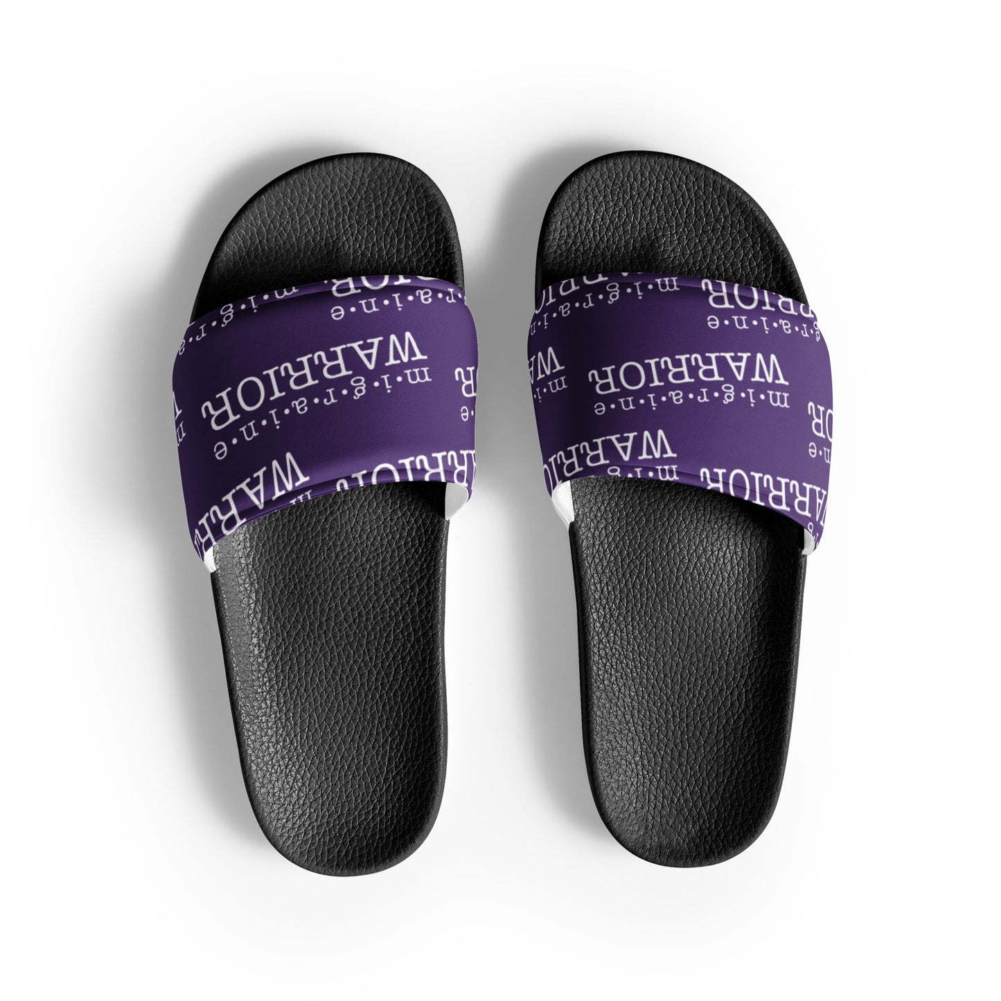 Purple Warrior Women's Slides