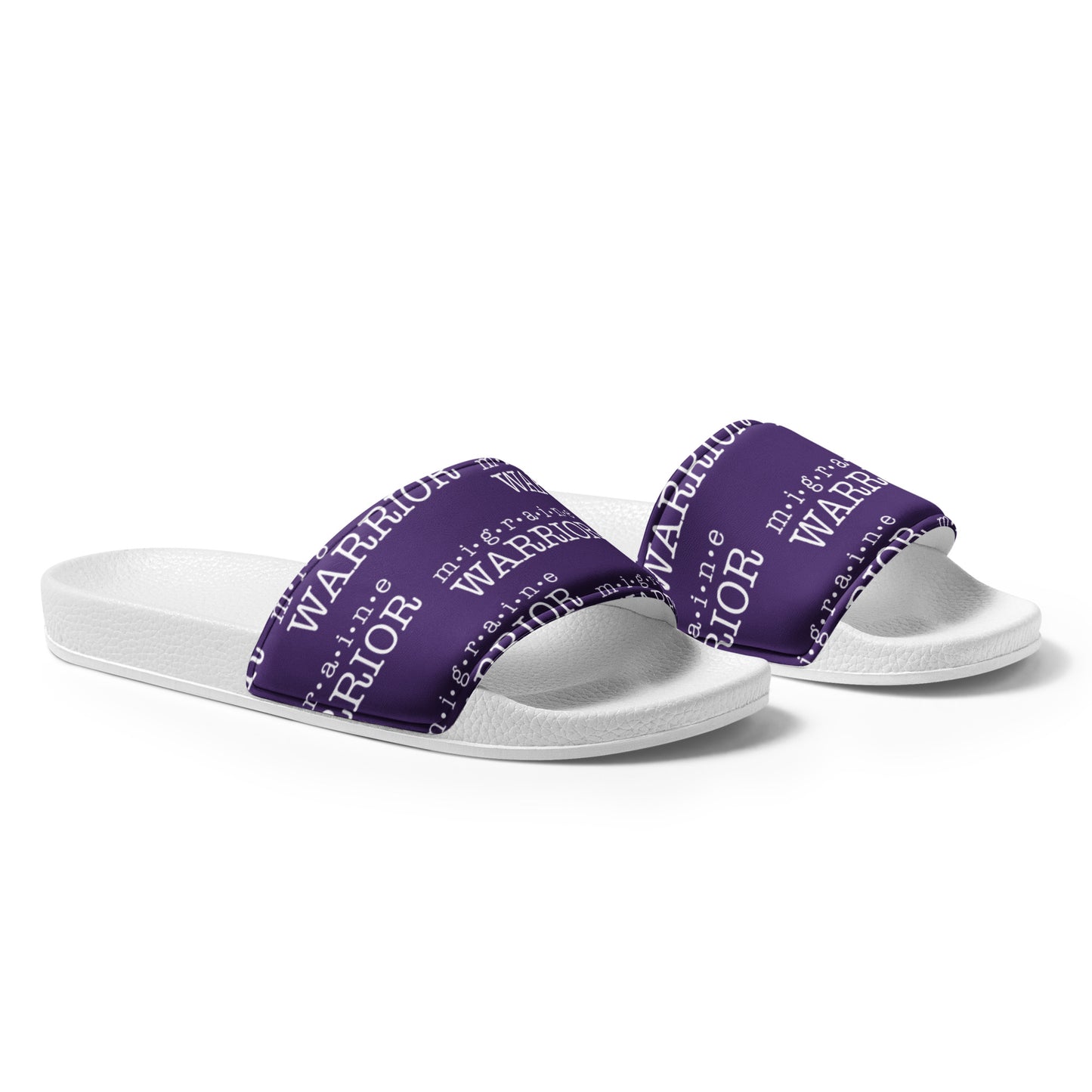 Purple Warrior Women's Slides