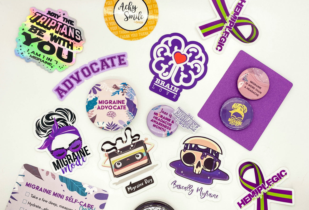 Stickers, Buttons, Pins, & Keychains