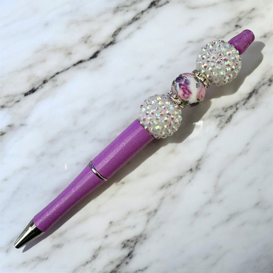 Gentle Reader Beaded Pen