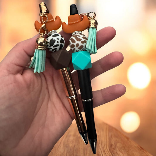 Cowboy Hat Beaded Pen