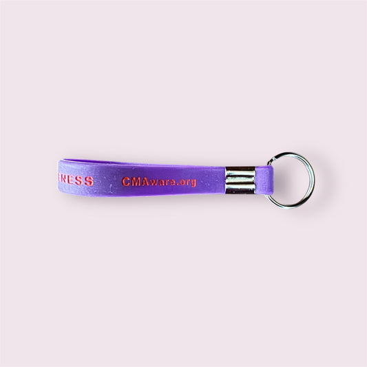 Chronic Migraine Awareness Rubber Bracelet or Keychain