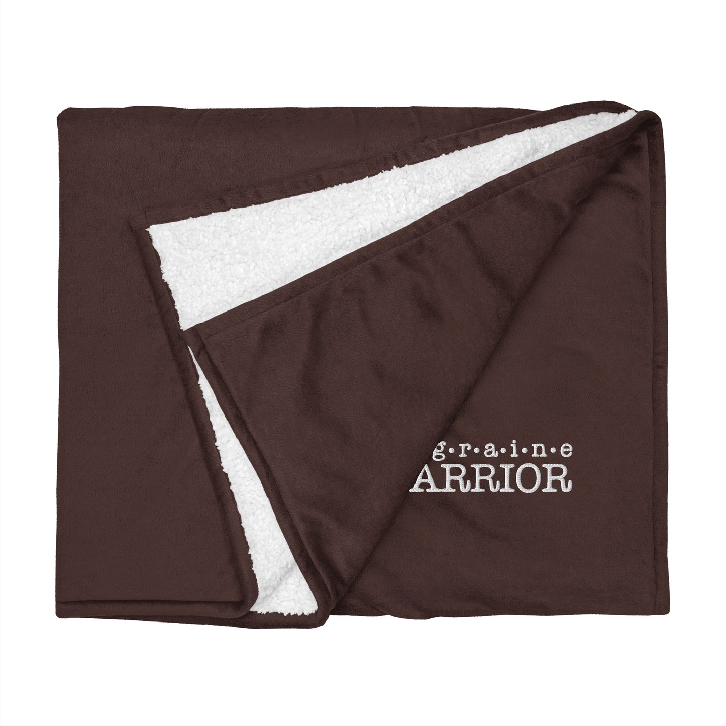 Migraine Warrior Premium Sherpa Blanket
