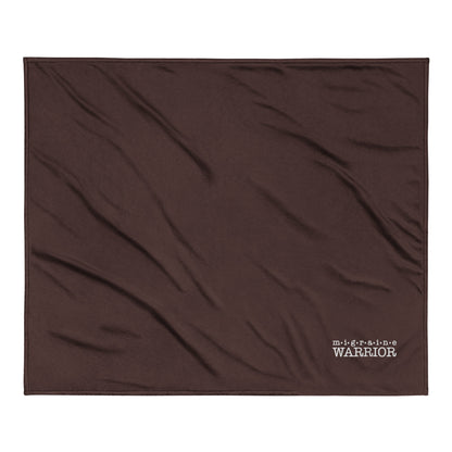 Migraine Warrior Premium Sherpa Blanket