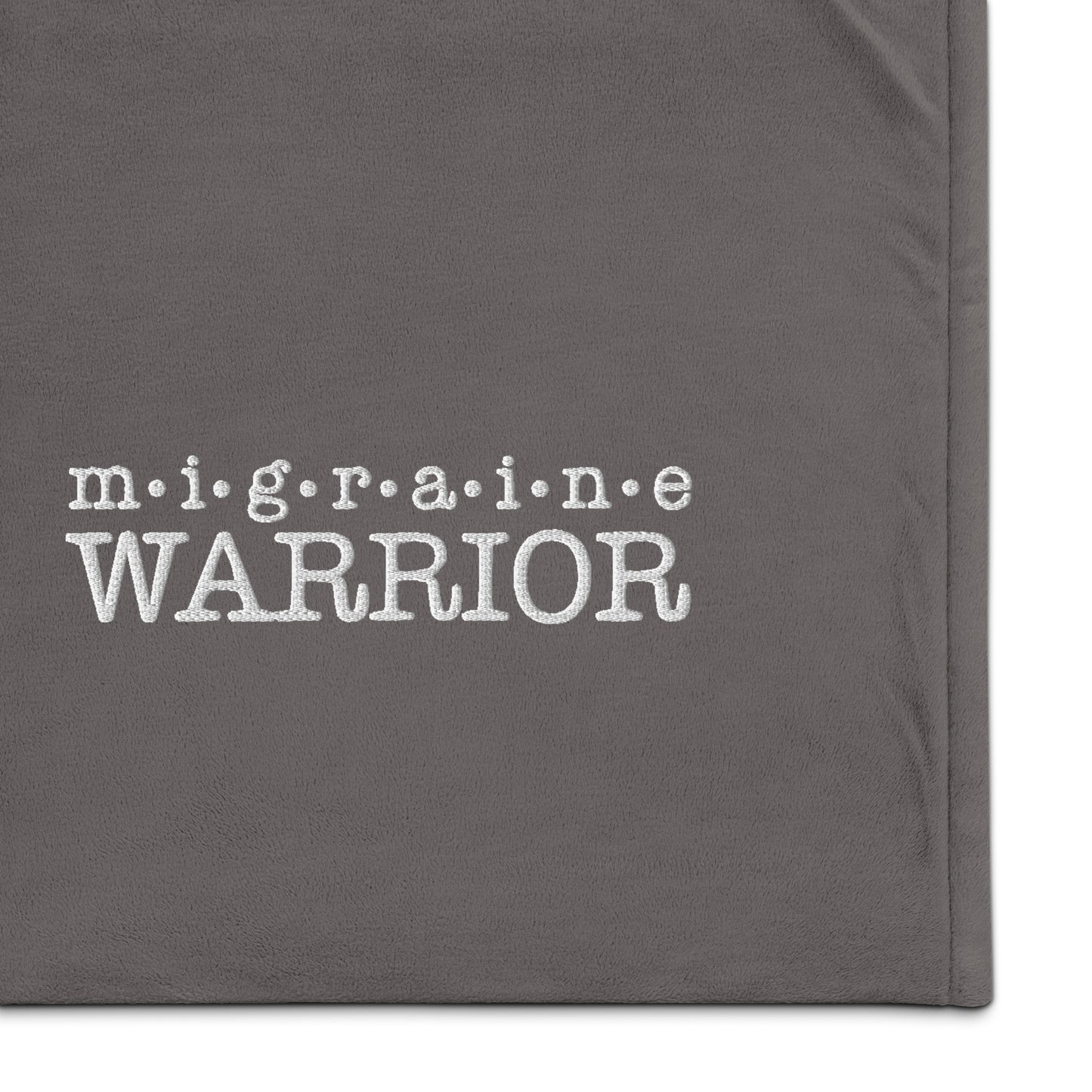 Migraine Warrior Premium Sherpa Blanket