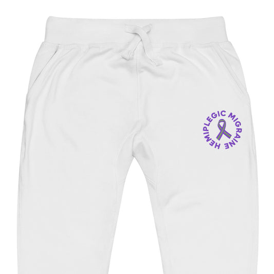 Hemiplegic Migraine Embroidered sweatpants